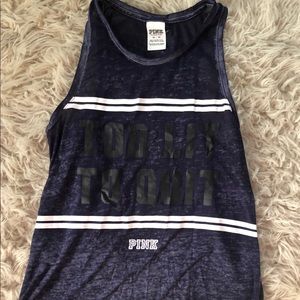 athletic tank top from vs pink